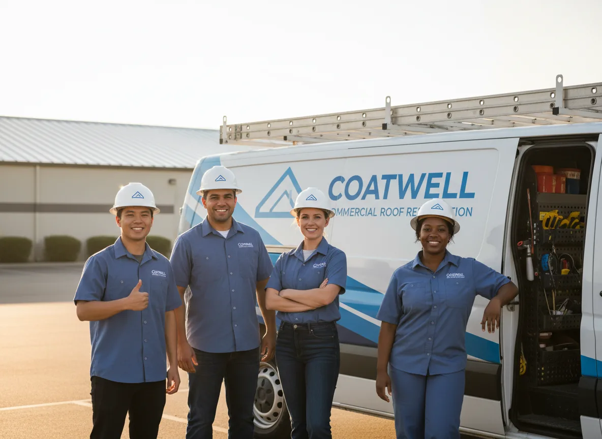 Commercial roof coating company in Lyndhurst, VA